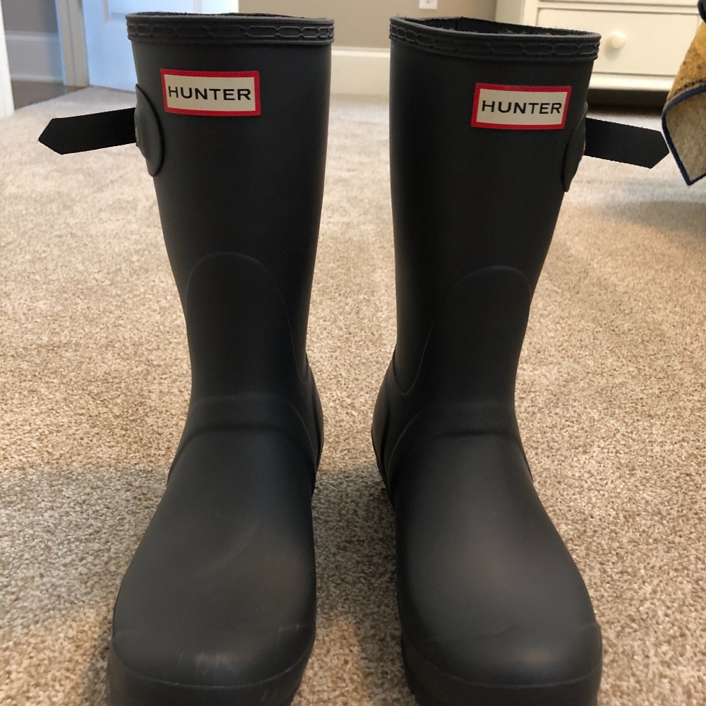 Hunter Original Short Women's Rainboots Navy